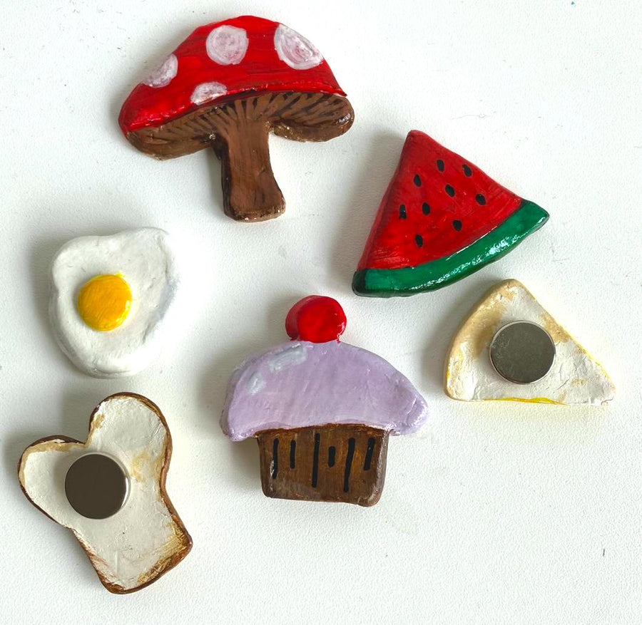 Clay Fridge Magnets DIY Set