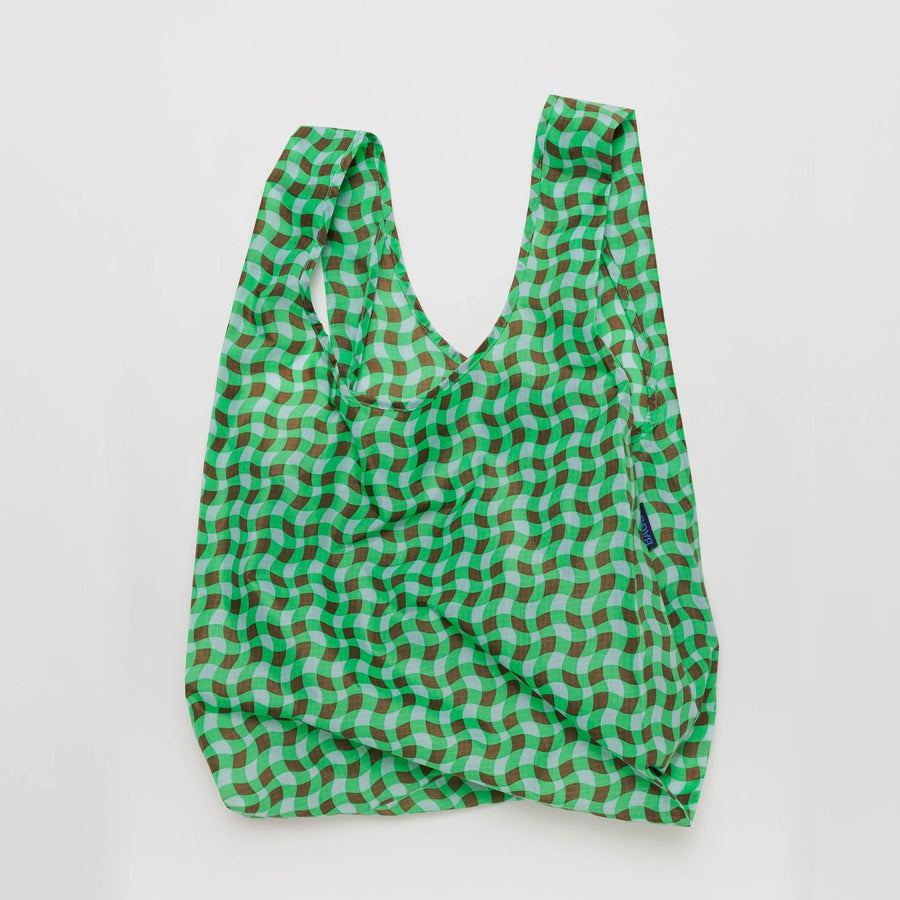Standard Baggu Wavy Gingham Green Sage Artelier