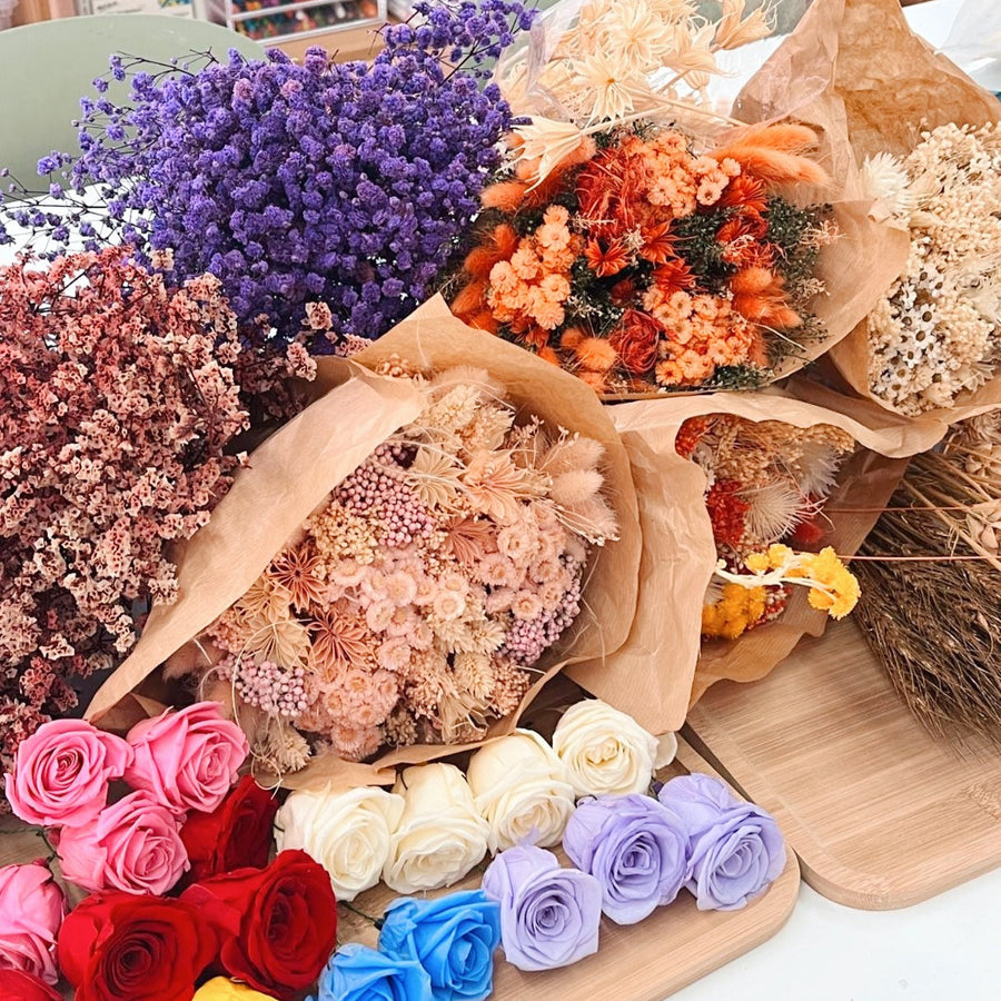 Preserved Flower Basket