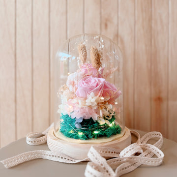 Lighted Floral Dome