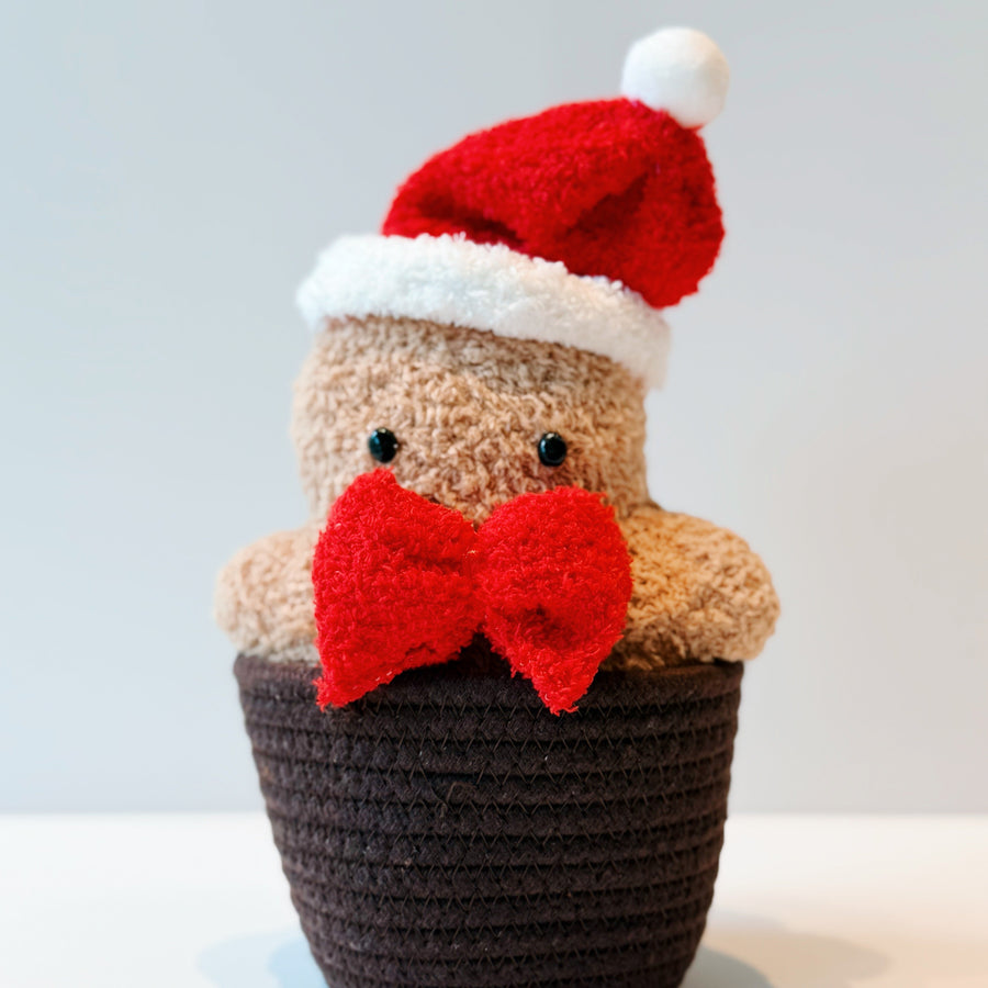 2025 Gingerbread Man Plushie In A Christmas Tree