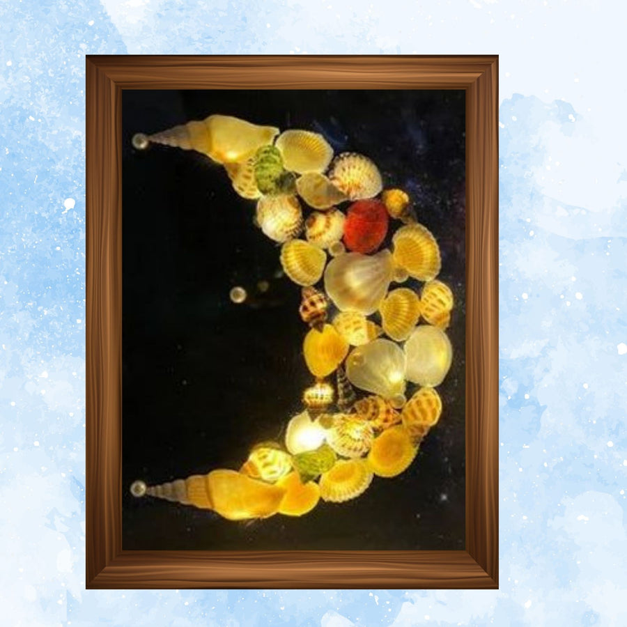 June Holiday – Seashells Lighted Frame