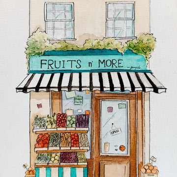June Holiday – Watercolour Dream Cafe