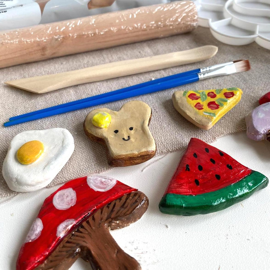 Clay Fridge Magnets DIY Set