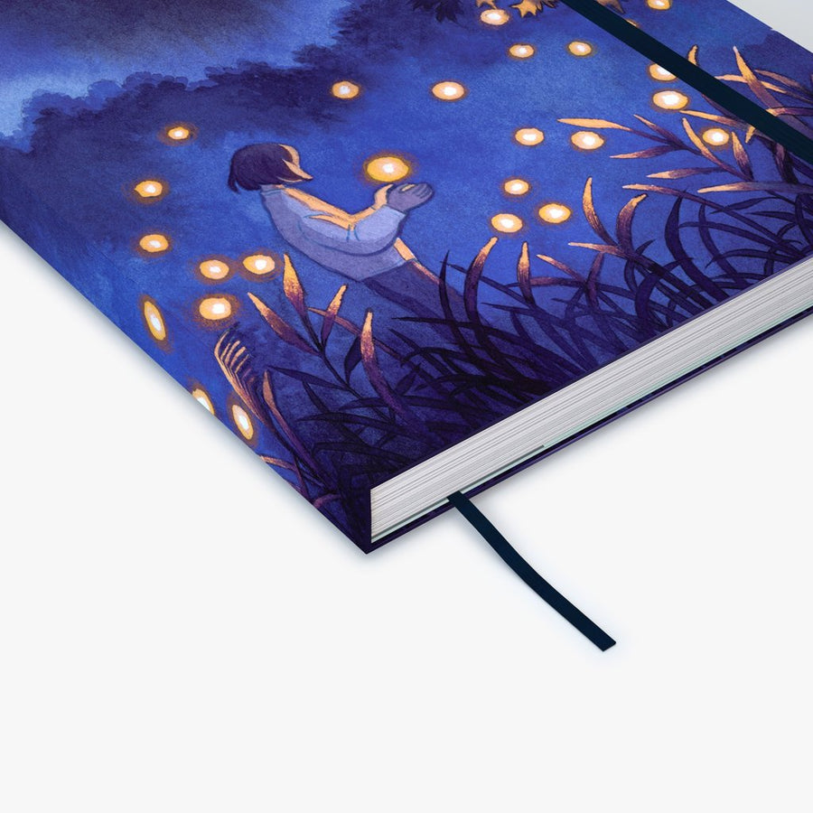 Refillable Wirebound Sketchbook - Fireflies