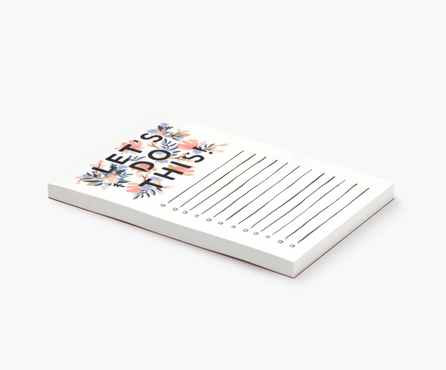 Rifle Paper Let's Do This Notepad
